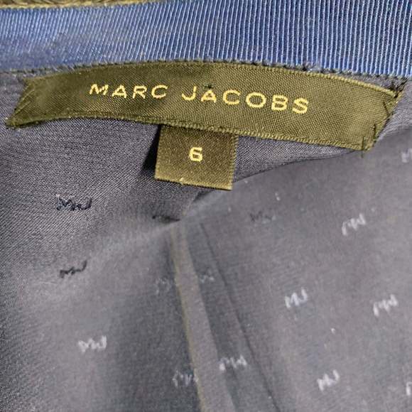 MARC JACOBS Blue Silver Acetate Blend Floral Jacket - Picture 6 of 8